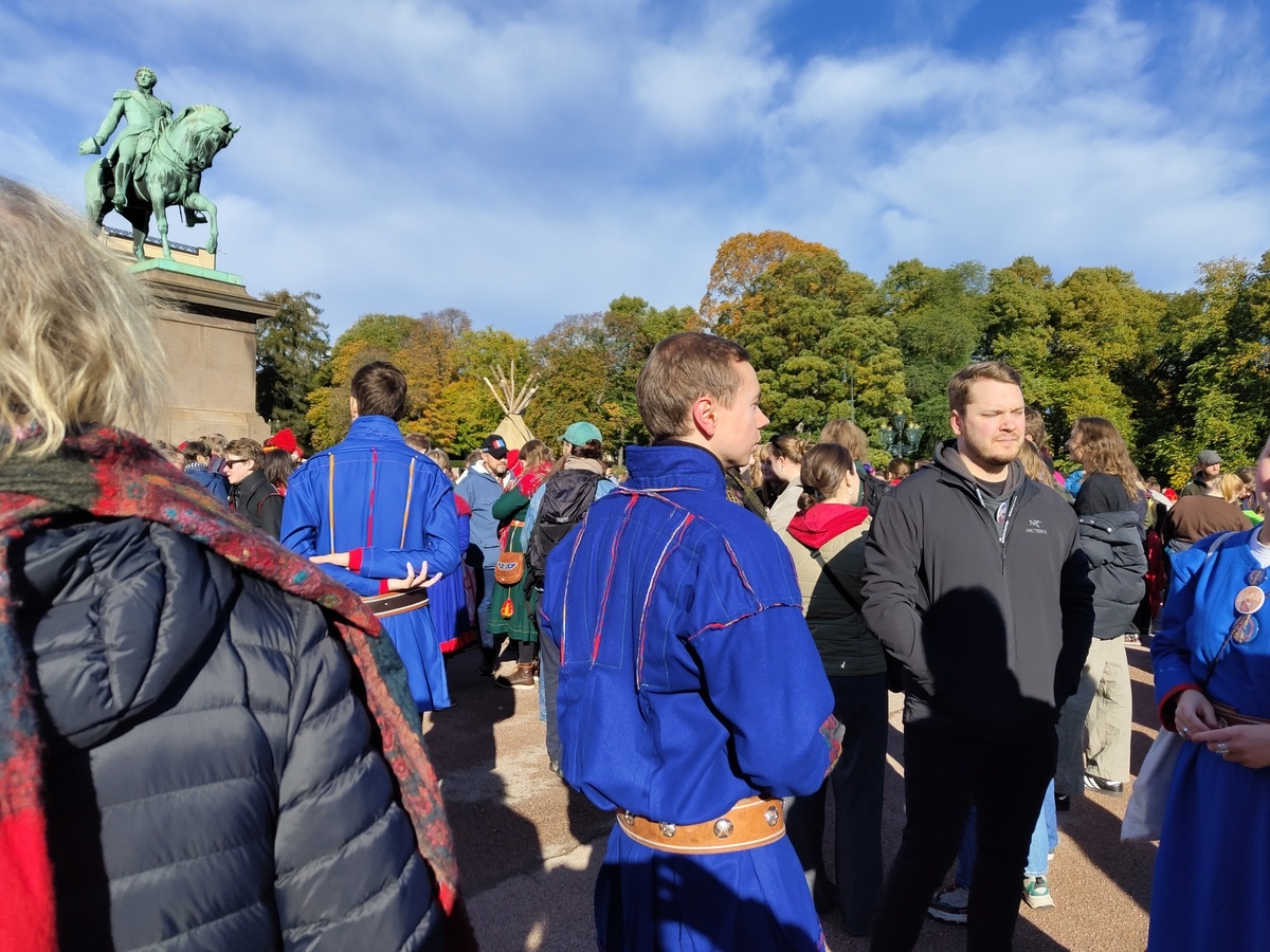 Slottsplassen den 15. oktober 2023. Foto: Liv Wenger